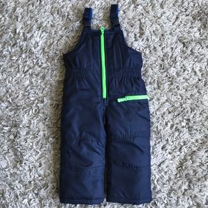 Carter’s Bib Snow Pants 2T Navy —Like New